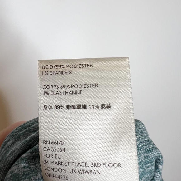 Free People Leggings FP Movement Swerve Heather Green - Picture 7 of 9